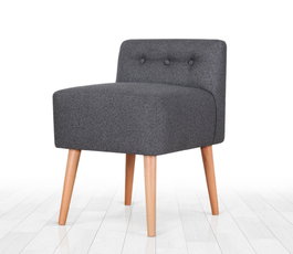 Atelier Del Sofa Puf 9104 Bohemio Gris de Algodón para Salón y Hogar con Esponja Ortopédica